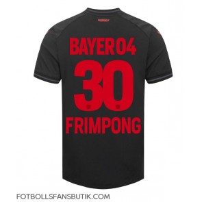 Bayer Leverkusen Jeremie Frimpong #30 Replika Hemmatröja 2023-24 Kortärmad